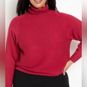 Eloquii Deep Red Sweater, Awesome Condition, Warm but Not Too Warm!